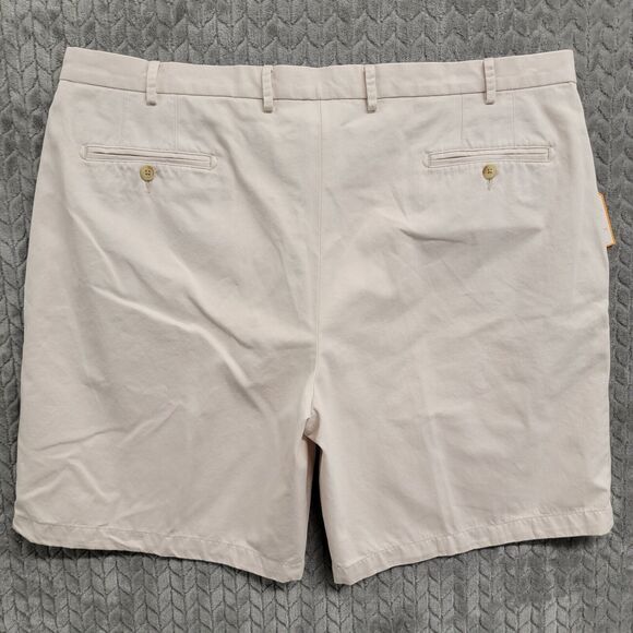 Peter Millar Winston Washed Twill Golf Shorts Mens Size 42 Khaki Tan Stone - Picture 7 of 8